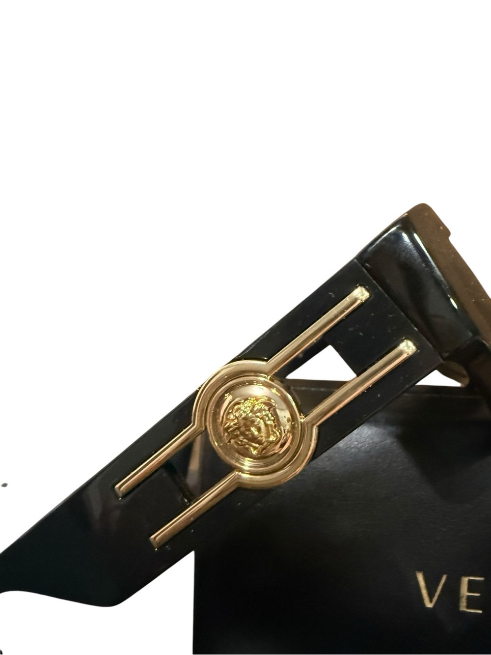 Versace VE4453 GB1/87 Black Gold Medusa Square Sunglasses w/ Case - Picture 10 of 10